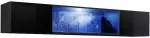 Vitriinkapp ASM Fly 52, must v., 150 cm x 29 cm x 30 cm