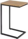 Kohvilaud Nisa, tamm v./must v., 40 cm x 30 cm x 60 cm