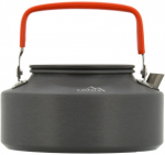 Teekann Cattara Virdulys, adoneeritud alumiinium, 1.1 l, must v./oranž v.