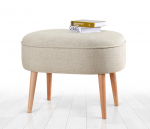 Tumba Hanah Home Timoon 209FLF1198, kreemjasvalge, 44 cm x 63 cm x 47 cm