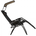 Rannalamamistool Springos Zero Gravity Lounger GC0029, 175 cm x 67 cm x 76 cm