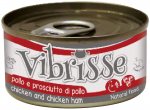 Kassi m&auml;rgtoit Croci Vibrisse Natural Chicken and Chicken Ham, kanaliha/sealiha, 0.07 kg