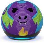 Juhtmevaba k&otilde;lar Amazon Echo Dot 5 Kids Dragon, violetne v.