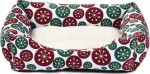 Loomavoodi Barry King BK-15602, valge v./punane v./roheline v., 60 cm x 48 cm
