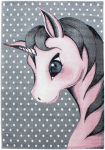 Vaip sise Ayyildiz Kids Unicorn, hall v./roosa v., 200 cm x 140 cm