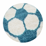 Vaip sise Ayyildiz Fun Football, valge v./t&uuml;rkiissinine v., 100 cm x 100 cm