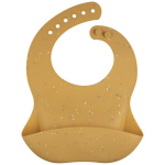 Silikoonist pudip&otilde;ll taskuga Canpol Babies Dots 1020301-0927, kollane, silikoon, 4 kuud