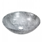 Vannitoa kraanikauss Invena DOKOS, 39.5 cm x 39.5 cm x 16 cm, hall