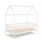 Lastevoodi BabyTrold Husseng 2, valge v., 80 x 160 cm, ilma voodipesukastita, ilma madratsita