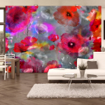 Fototapeet Artgeist Painted Poppies, 70 cm x 70 cm