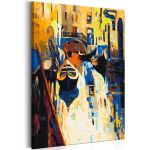 Maalimine numbrite j&auml;rgi Artgeist Venice (Gondolas) MA_0090, mitmev&auml;rviline, 40 x 60 cm