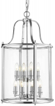 Valgusti rippuv CosmoLight New York P08434CH, E14, 8 x 40 W, l&auml;bipaistev v.