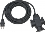 Pikendusjuhe Brennenstuhl, 3 x 1,5 mm&sup2;, 10 m, IP44, 3 pistikut
