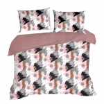 J&otilde;ulu voodipesu komplekt PTR-13, valge/must/roosa, 160 x 200 cm