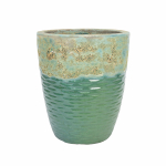 Lillepott Domoletti GO.6099.028, keraamiline/savi, roheline