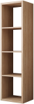 Raamaturiiul ADRK Cleo II, sonoma tamm v., 150 cm x 40.5 cm x 33 cm