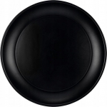 V&auml;ike taldrik Procos, 21 cm, plastik, must v.