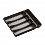 Sahtli korraldaja vahet&uuml;kk Kesper, 32.3 cm x 29.5 cm x 4.5 cm, pol&uuml;prop&uuml;leen (pp), must v.