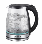 Elektriline veekeetja Brock WK 2404, 1.8 l, l&auml;bipaistev v./h&otilde;be v./must v.