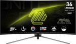 Monitor MSI MAG 345CQR, VA, 180 Hz, UWQHD, 34"