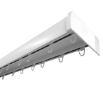 Lae karniisikomplekt Domoletti Duo Line DIY10.62.01.200, 200 cm, valge