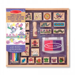 Templite komplekt, koos tarvikutega Melissa & Doug Stamp A Scene Fairy Garden, pruun v./mitmev&auml;rviline