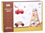 Konstruktor Kids Toyland Large Nut, 129 tk, mitmev&auml;rviline