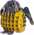 3D-pusle MakeBug Yellow Bellied Tit MB-D-0003, 5 cm x 10 cm, must v./kollane v.