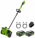 Akutoitel lumepuhur Greenworks SS3002A2, 30 cm