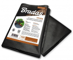 Umbrohuvastane agrotekstiil Bradas, must, 5 m x 2 m, 100 g/m&sup2;