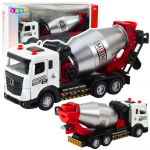 M&auml;nguasi betoonisegisti Lean Toys Engineering, valge/punane