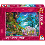Pusle Schmidt Where Unicorn And Elf Say Goodnight 59790, 49.3 cm x 69.3 cm, 1000 tk, mitmev&auml;rviline