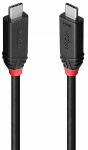 Juhe Lindy 37000, 2 x USB Type C male, 50 cm, must v., 240 W