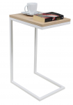 Kohvilaud ADRK Spark, valge v./pruunikas v., 40 cm x 30 cm x 62 cm (kahjustatud pakend)