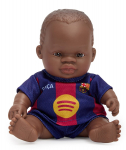 Beebinukk Miniland FC Barcelona African, 21 cm, sinine v.