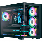 Arvuti korpus AeroCool P500C EVO-G-BK-v1, must v.