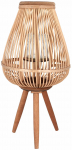 Latern Homla Masaya 994986, klaas/puit/bambus, 61 cm, pruun v.