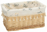 Korv Home4you Willi Emma 88814, puuvill/paju, 35 cm x 22 cm, pruunikas v.