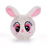 Pehme m&auml;nguasi Bouncibles Bunny Evie, valge v./roosa v., 8 cm