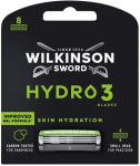 Asendusterad raseerijatele Wilkinson Sword Hydro 3, 8 tk