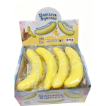 Sensoorne pigistatav m&auml;nguasi, pehme "banaan", 17 cm, kollane v.