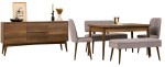 S&ouml;&ouml;gitoa komplekt Kalune Design Vina 04 0701, hall v./p&auml;hklipuu v.