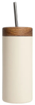 Termostass Homla Sylvara With Straw, 0.35 l, hele pruun - ecru