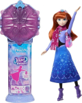 Nukk aksessuaaridega Mattel Frozen Jewel Reveal Anna, 28 cm, sinine v.