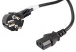 Juhe Lanberg IEC320 C13 / Schuko IEC 320 C13, Schuko, 10 m, must v.
