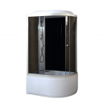 Du&scaron;ikabiin Gotland Tiara, massaaži, pool&uuml;mar, 80 cm x 120 cm x 215 cm, kroom v./l&auml;bipaistev