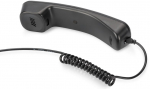 Juhtmega mikrofon Assmann Digitus Skype Usb Handset DA-70772, must v.