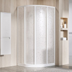 Du&scaron;ikabiin Ravak SuperNOVA SKCP4-80, pool&uuml;mar, aluseta, 80 cm x 80 cm x 195 cm, valge v./plastmass