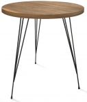 Kohvilaud Kalune Design Sandalf, must v./hele pruun v., 40 cm x 40 cm x 44 cm