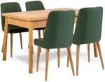 S&ouml;&ouml;gitoa komplekt Kalune Design Santiago 1070 - 1 A, roheline v./m&auml;nni v.